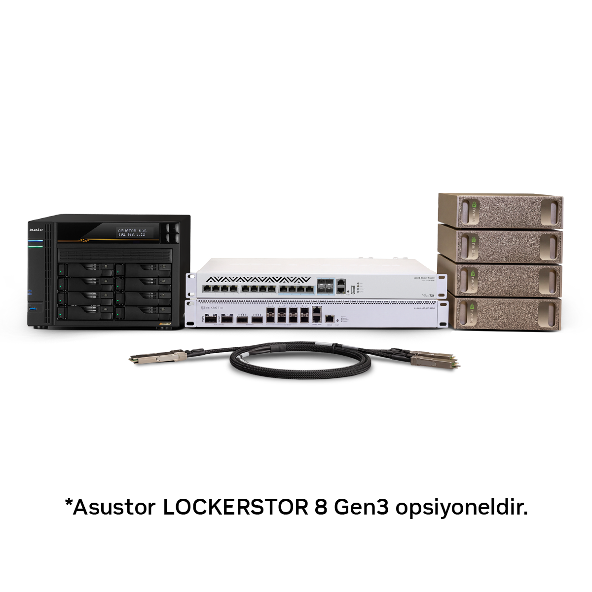 NVIDIA DGX Spark Quad AI Cluster
